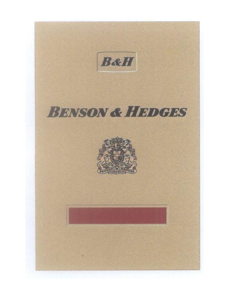 BENSON & HEDGES BENSON AND HEDGES B & H 