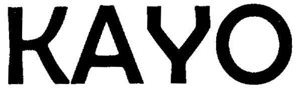 Nhãn hiệu KAYO  của Công ty TNHH thương mại dịch vụ xây dựng Hoàng Gia, số đơn 4-2007-00317