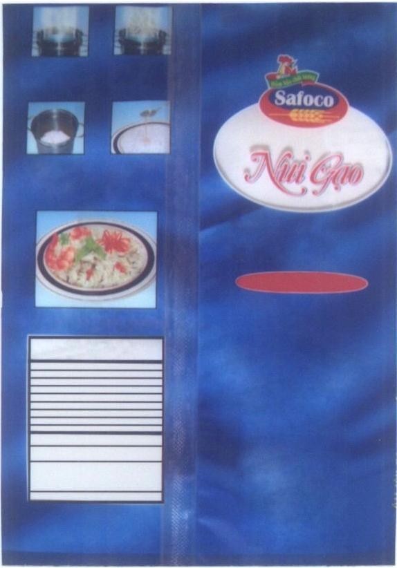 Nhãn hiệu Safoco Nui Gạo  của Công ty cổ phần lương thực thực phẩm Safoco, số đơn 4-2007-00882