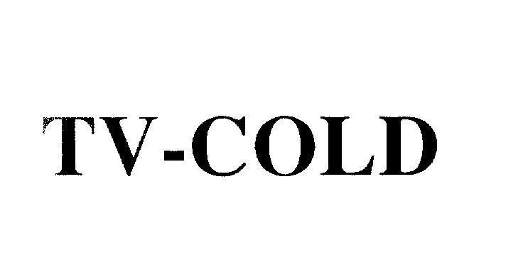 Trademark TV-COLD TV COLD of Công ty cổ phần dược phẩm TV.PHARM, application No 4-2007-02601