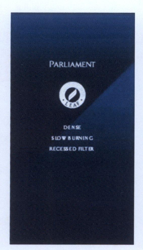 Philip Morris Brands Sàrl的PARLIAMENT LEAF DENSE SLOW BURNING RECESSED FILTER 品牌, 申请号 4-2007-03735