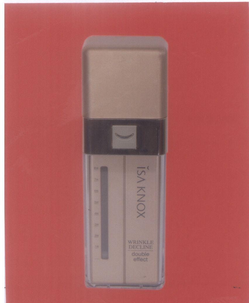 LG Household & Health Care Ltd.的ISA KNOX WRIKLE DECLINE double effect, hình ISA KNOX WRIKLE DECLINE DOUBLE EFFECT品牌, 申请号 4-2007-04094