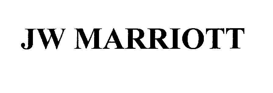 Trademark JW MARRIOTT  of MARRIOTT WORLDWIDE CORPORATION, application No 4-2007-11975