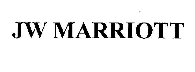 Trademark JW MARRIOTT  of MARRIOTT WORLDWIDE CORPORATION, application No 4-2007-11976
