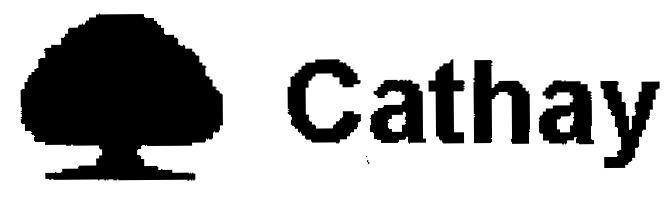 Nhãn hiệu Cathay, hình CATHAY của Cathay Financial Holding Co., Ltd., số đơn 4-2007-13036