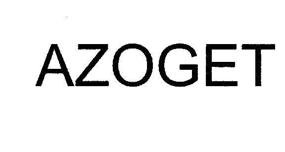 GETZ PHARMA INTERNATIONAL, FZ LLC的AZOGET 品牌, 申请号 4-2007-13360