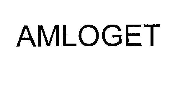 GETZ PHARMA INTERNATIONAL, FZ LLC的AMLOGET 品牌, 申请号 4-2007-17698