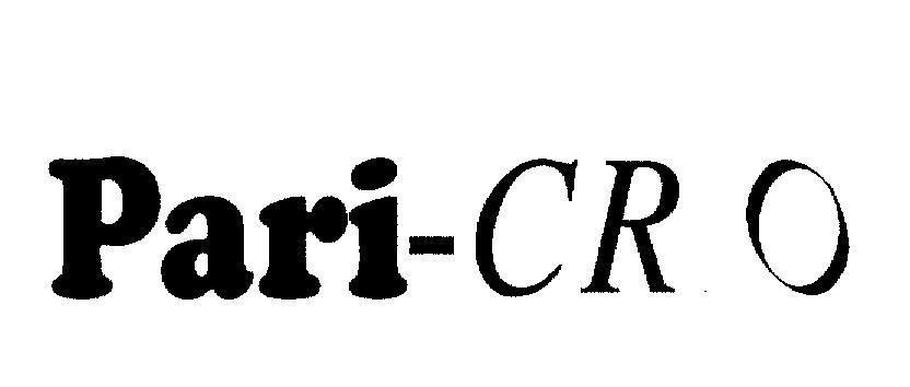 Ipca Laboratories Limited的Pari-CR O 品牌, 申请号 4-2007-21145