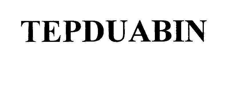 Nhãn hiệu TEPDUABIN TEPDUABIN của WINDLAS BIOTECH LIMITED, số đơn 4-2007-22673