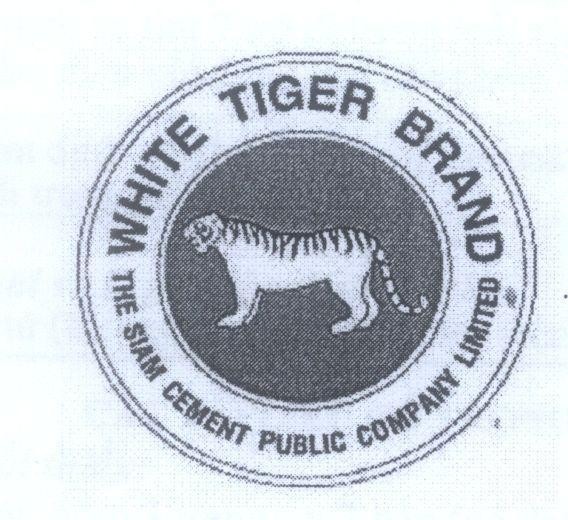 Nhãn hiệu WHITE TIGER BRAND THE SIAM CEMENT PUBLIC COMPANY LIMITED  của The Siam Cement Public Company Limited, số đơn 4-2007-23350