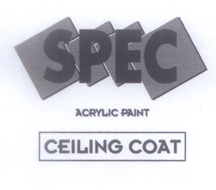 Nhãn hiệu SPEC ACRYLIC PAINT CEILING COAT  của Công ty 4 Oranges Co., Ltd., số đơn 4-2007-23462