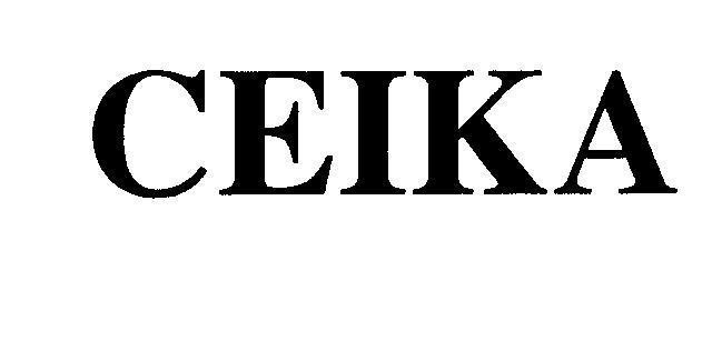 Nhãn hiệu CEIKA CEIKA của Cơ sở Thanh Bình , số đơn 4-2007-23830