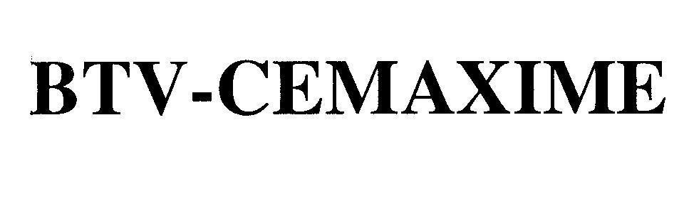 Nhãn hiệu BTV-CEMAXIME  của Công ty cổ phần BT Việt Nam, số đơn 4-2007-23922