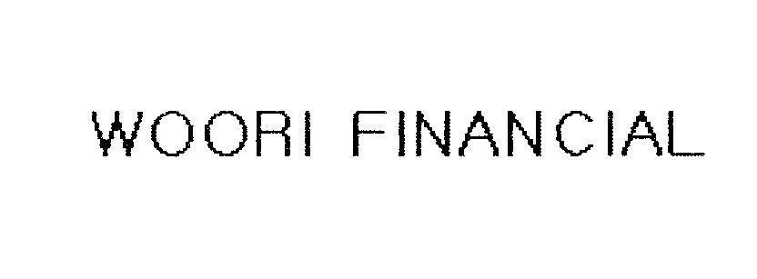 Nhãn hiệu WOORI FINANCIAL  của WOORI BANK, số đơn 4-2007-24440