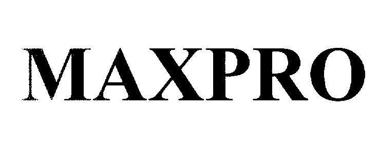 Nhãn hiệu MAXPRO  của DKT INTERNATIONAL, INC., số đơn 4-2007-25045