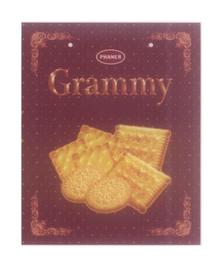 Nhãn hiệu Grammy PHANER  của Công ty TNHH chế biến thực phẩm & bánh kẹo Phạm Nguyên, số đơn 4-2007-25894