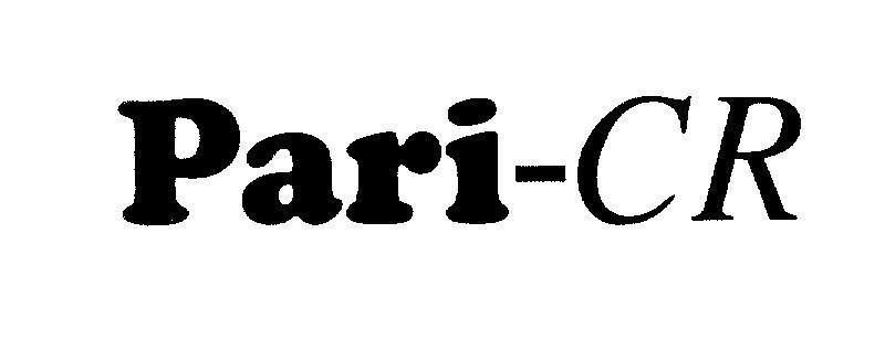 Ipca Laboratories Limited的Pari-CR PARI CR品牌, 申请号 4-2007-25917