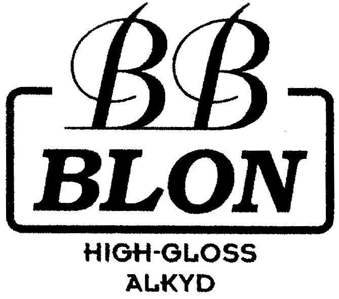 Nhãn hiệu BB BLON HIGH-GLOSS ALKYD  của Công ty 4 Oranges Co., Ltd., số đơn 4-2007-26052