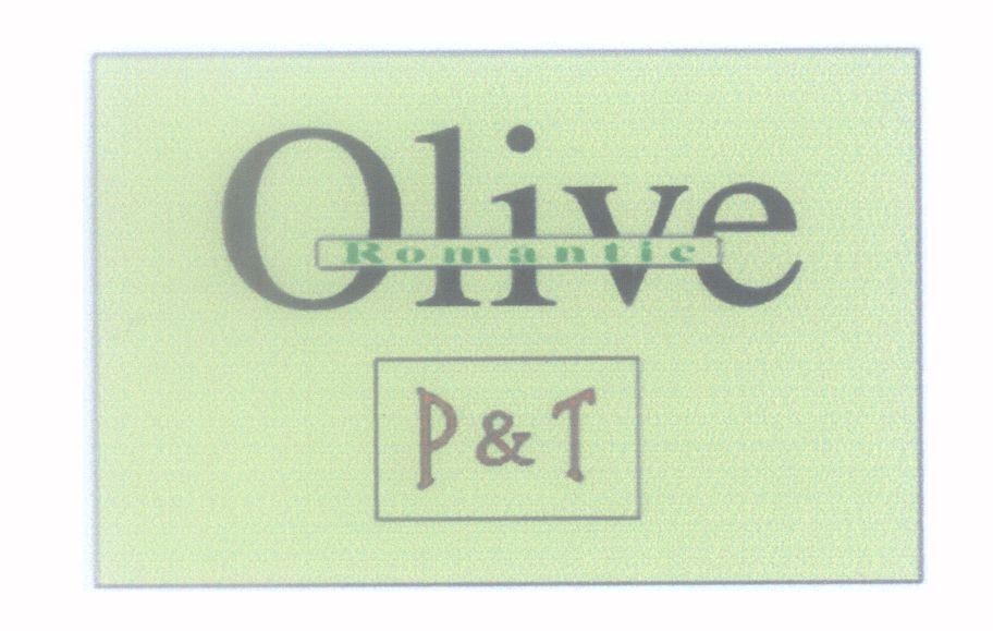 Olive P & T Romantic, hình OLIVE P T ROMANTIC
