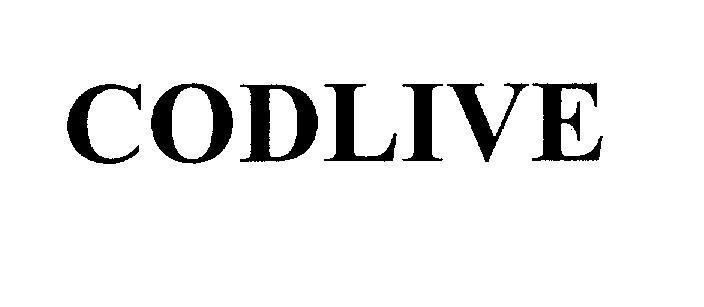 Nhãn hiệu CODLIVE  của SRS PHARMACEUTICALS PVT. LTD., số đơn 4-2008-05281