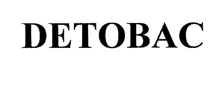 Nhãn hiệu DETOBAC  của Công ty cổ phần dược phẩm Trường Thọ, số đơn 4-2008-06325