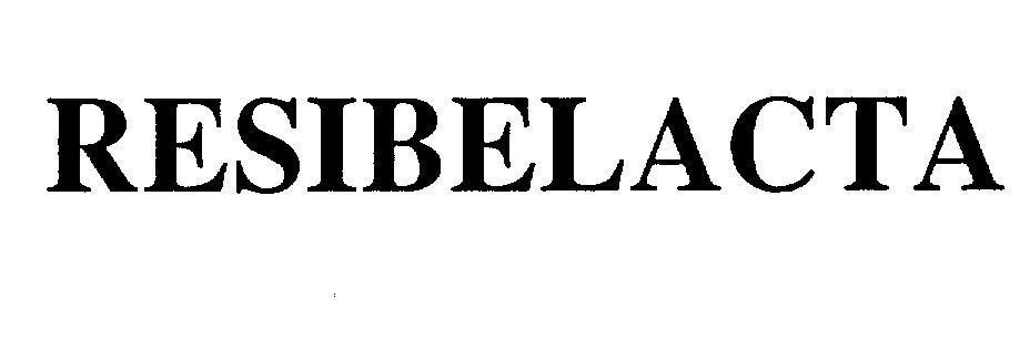 Công ty trách nhiệm hữu hạn thương mại và dược phẩm Bách Thảo的RESIBELACTA RESIBELACTA品牌, 申请号 4-2008-07476