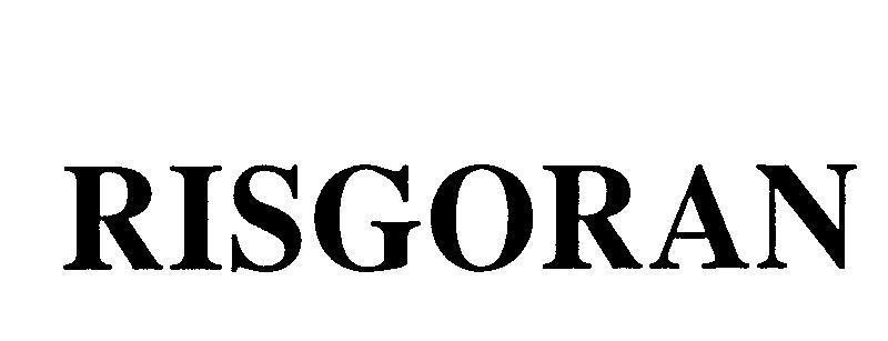 Công ty trách nhiệm hữu hạn thương mại và dược phẩm Bách Thảo的RISGORAN RISGORAN品牌, 申请号 4-2008-07482