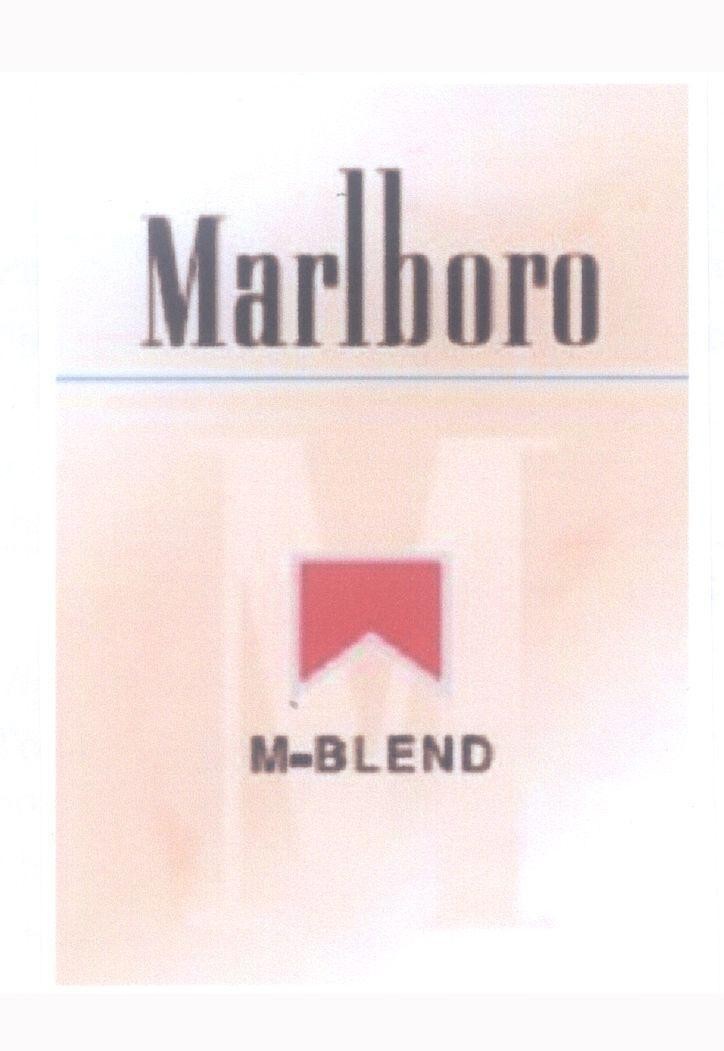 PHILIP MORRIS BRANDS SARL的Marlboro M-BLEND M, hình MARLBORO M BLEND品牌, 申请号 4-2008-08022