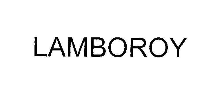 Nhãn hiệu LAMBOROY  của Công ty cổ phần dược phẩm Duy Tân, số đơn 4-2008-09528