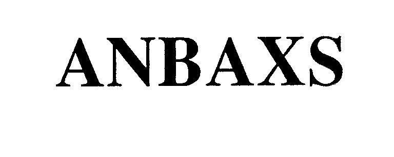 Công ty trách nhiệm hữu hạn thương mại và dược phẩm Bách Thảo的ANBAXS ANBAXS品牌, 申请号 4-2008-09539