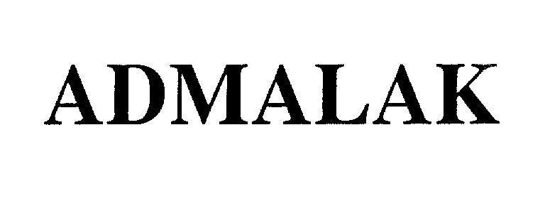 Công ty trách nhiệm hữu hạn thương mại và dược phẩm Bách Thảo的ADMALAK ADMALAK品牌, 申请号 4-2008-09755