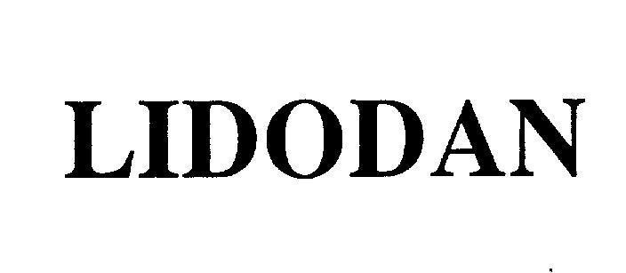 Công ty trách nhiệm hữu hạn thương mại và dược phẩm Bách Thảo的LIDODAN LIDODAN品牌, 申请号 4-2008-09758