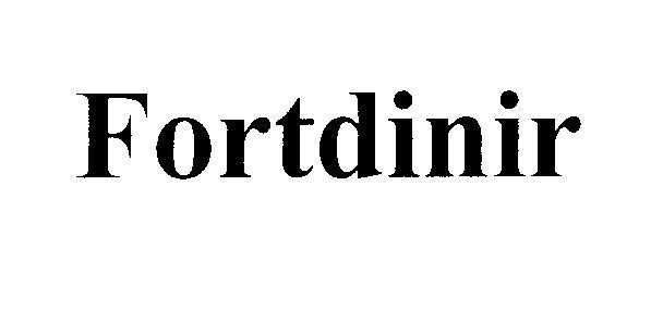 Nhãn hiệu Fortdinir  của SRS PHARMACEUTICALS PVT. LTD., số đơn 4-2008-13386