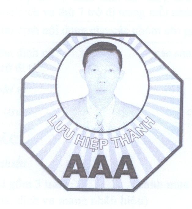 Nhãn hiệu Lưu Hiệp Thành AAA  của Cơ sở Lưu Hiệp Thành AAA, số đơn 4-2008-14330