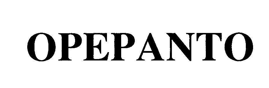 Nhãn hiệu OPEPANTO  của Công ty Cổ Phần Dược phẩm OPV, số đơn 4-2008-14837