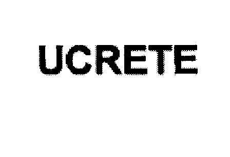 Nhãn hiệu UCRETE  của Construction Research & Technology GmbH, số đơn 4-2008-15049