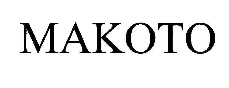 Nhãn hiệu MAKOTO  của NIHON NOHYAKU CO., LTD., số đơn 4-2008-17742