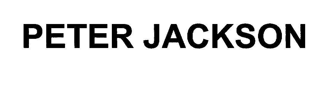 PETER JACKSON PETER JACKSON