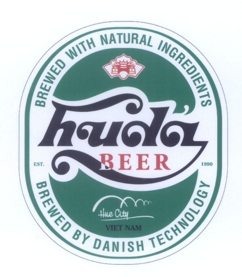 huda BEER Hue City Viet Nam BREWED WITH NATURAL INGREDIENTS BREWED BY DANISH TECHNOLOGY 