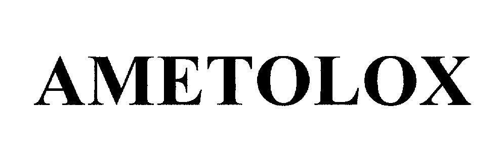 Nhãn hiệu AMETOLOX  của Công ty cổ phần dược phẩm OPV, số đơn 4-2008-21881