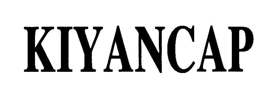 Nhãn hiệu KIYANCAP KIYANCAP của Công ty cổ phần dược Danapha, số đơn 4-2008-24175