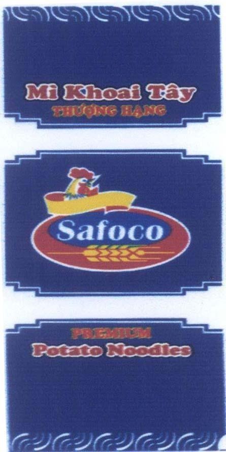 Nhãn hiệu Safoco Mì Khoai Tây Thượng Hạng PREMIUM Potato Noodles  của Công ty cổ phần lương thực thực phẩm Safoco, số đơn 4-2008-24595