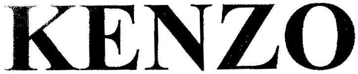 Nhãn hiệu KENZO  của Công ty TNHH dịch vụ thương mại Phan Thị, số đơn 4-2008-25227