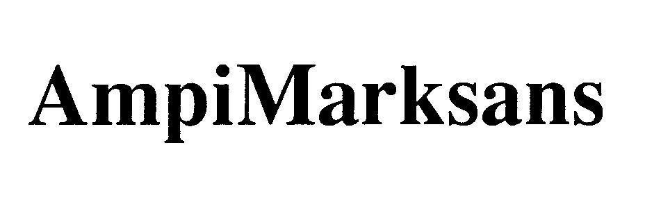 Marksans Pharma Ltd.的AmpiMarksans AMPIMARKSANS AMPI MARKSANS品牌, 申请号 4-2008-25808