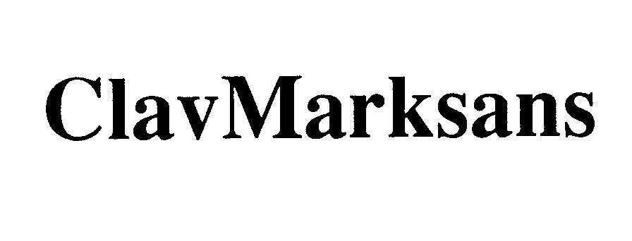 Marksans Pharma Ltd.的ClavMarksans CLAVMARKSANS CLAV MARKSANS品牌, 申请号 4-2008-25814