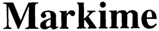Marksans Pharma Ltd.的Markime MARKIME品牌, 申请号 4-2008-25823