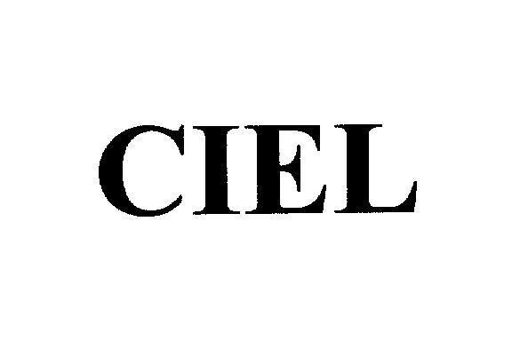 Nhãn hiệu CIEL  của DKT INTERNATIONAL, INC., số đơn 4-2008-26187