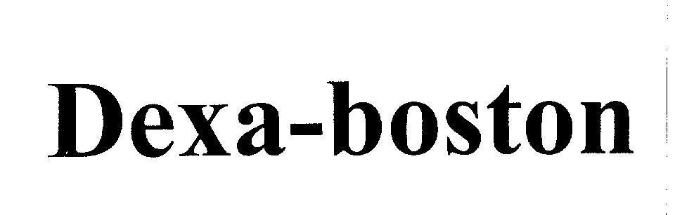Trademark Dexa - boston  of BOSTON PHARMACEUTICAL INC, application No 4-2009-00542