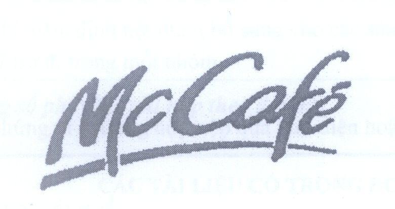 Nhãn hiệu McCafe  của McDonald's Corporation, số đơn 4-2009-00973