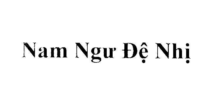 Nhãn hiệu Nam Ngư Đệ Nhị  của Công ty cổ phần hàng tiêu dùng MASAN, số đơn 4-2009-02328